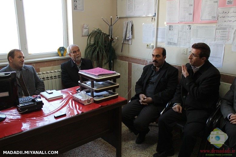  بازدید دکتر مددی از مدرسه پهلوان اجلی 