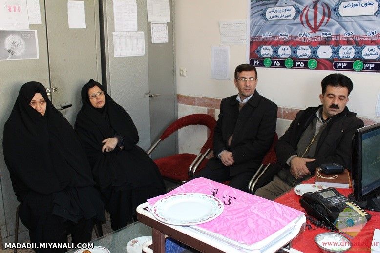  بازدید دکتر مددی از مدرسه پهلوان اجلی 