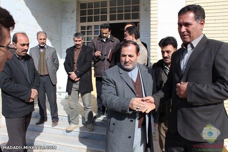  بازدید دکتر مددی از مدرسه پهلوان اجلی 